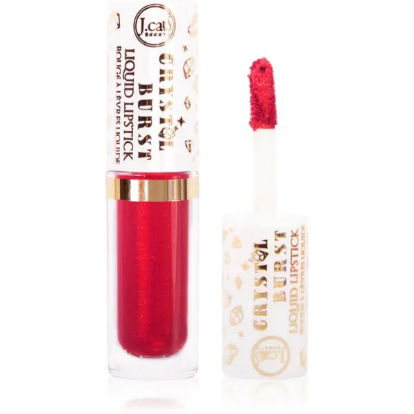 J.Cat Beauty J.Cat Beauty Crystal Burst дълготрайно течно червило цвят 0.8 гр.