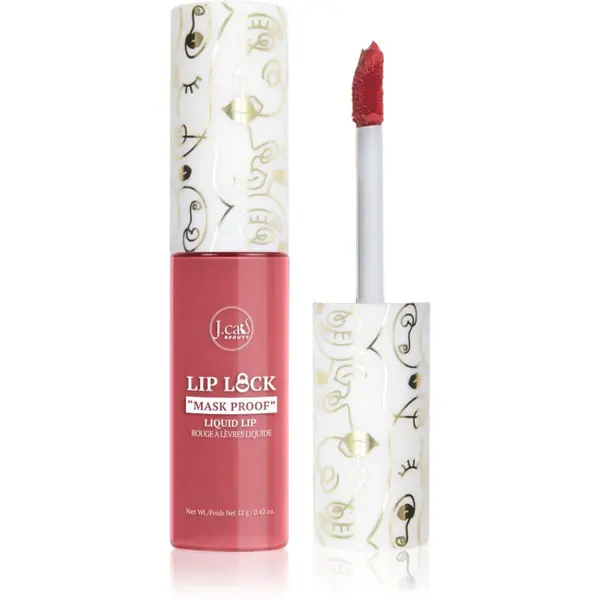 J.Cat Beauty J.Cat Beauty Lip Lock дълготрайно течно червило с матиращ ефект цвят 108 Blessed 10 гр.
