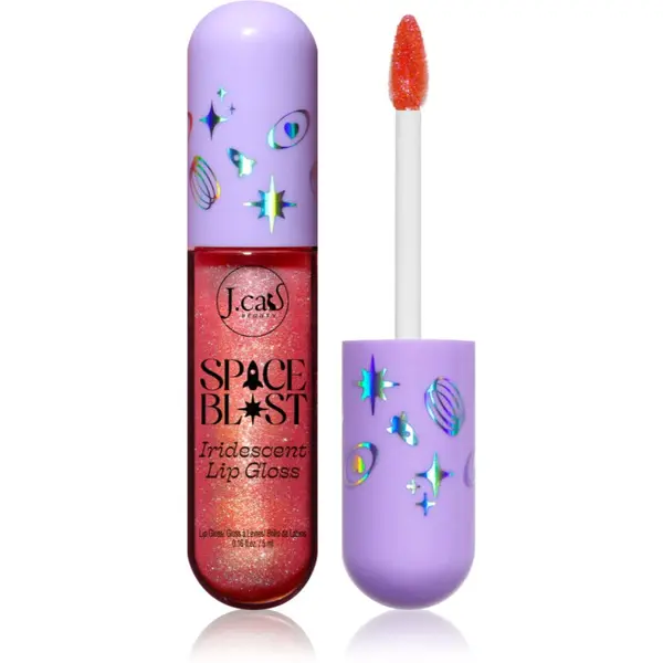 J.Cat Beauty J.Cat Beauty Space Blast блясък за устни с променящ се цвят цвят 104 Amber Polish 5 мл.