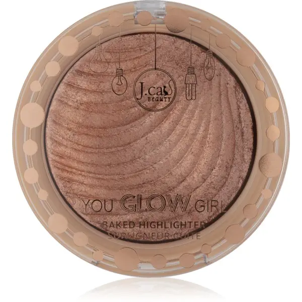J.Cat Beauty J.Cat Beauty You Glow Girl печен хайлайтър цвят 103 Pink Goddess 8.5 гр.