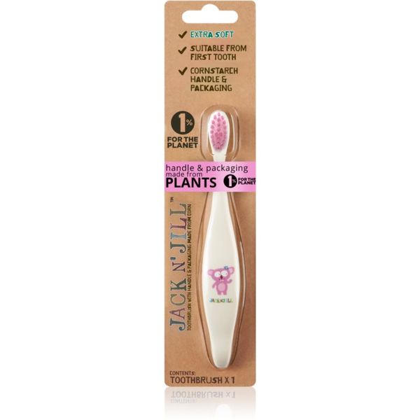 Jack N’ Jill Jack N’ Jill Hippo БИО четки за зъби за деца много мека 1 бр.