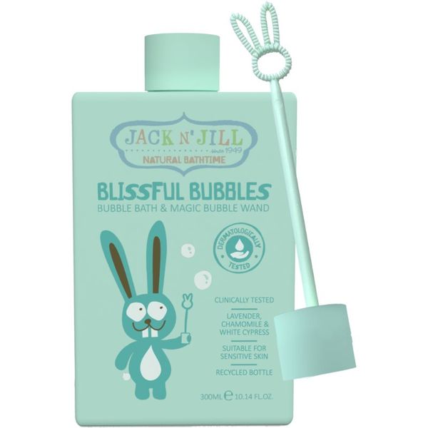 Jack N’ Jill Jack N’ Jill Natural Bathtime Blissful Bubbles пяна за вана с играчка за правене на балончета 300 мл.
