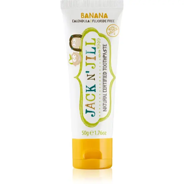 Jack N’ Jill Jack N’ Jill Natural натурална детска паста за зъби вкус Banana 50 гр.