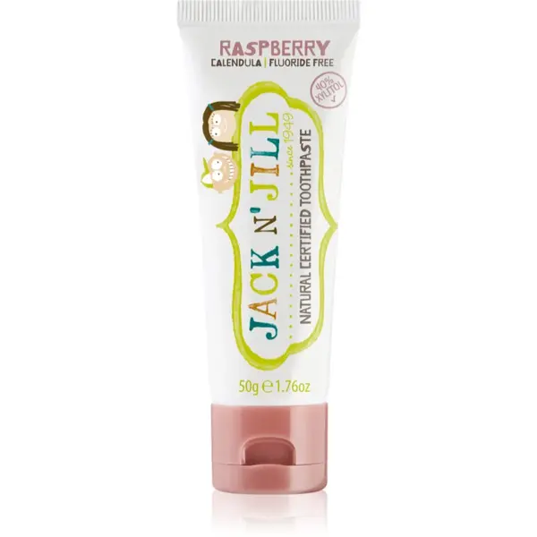 Jack N’ Jill Jack N’ Jill Natural натурална детска паста за зъби вкус Raspberry 50 гр.