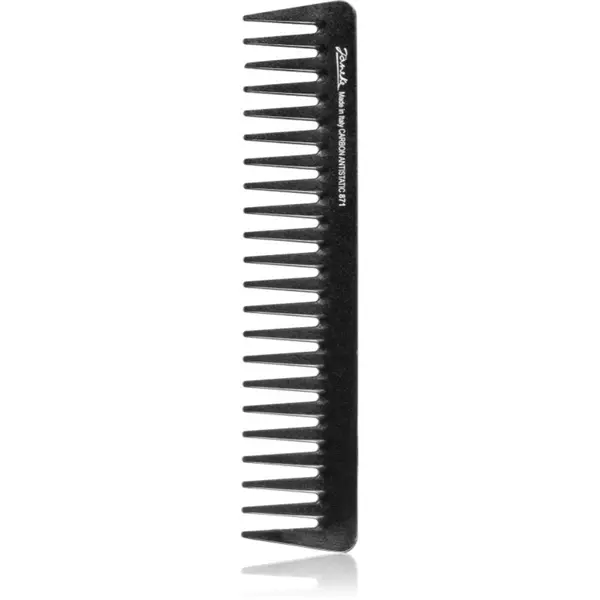Janeke Janeke Carbon Fibre Gel Application Comb гребен за коса за нанасяне на гелообразни продукти 19 cm 1 бр.