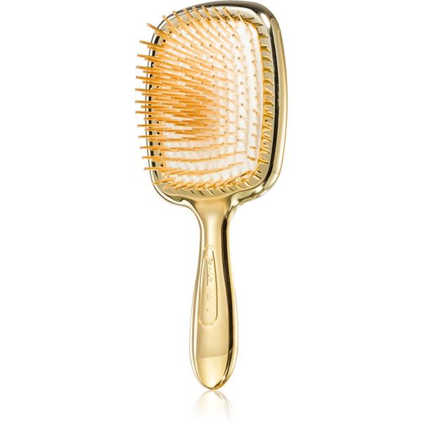 Janeke Janeke Gold Line Hairbrush with Mirror Четка за коса с малко огледало 21,5 x 9 cm 1 бр.