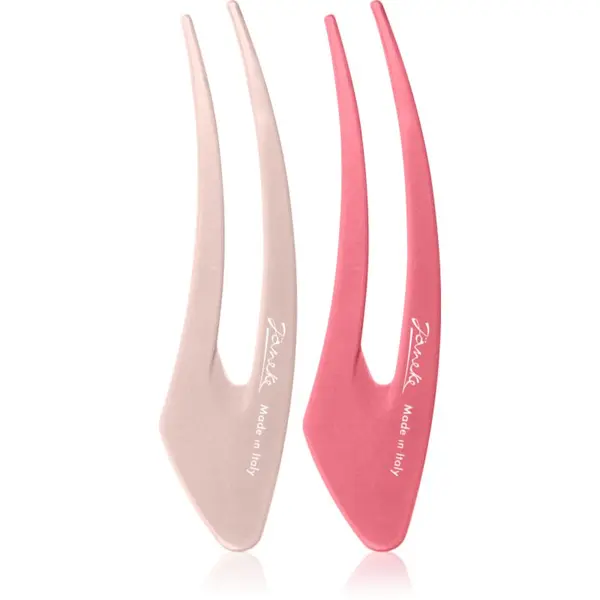 Janeke Janeke Hair Clip фиби за коса Pink 2x12.5 см