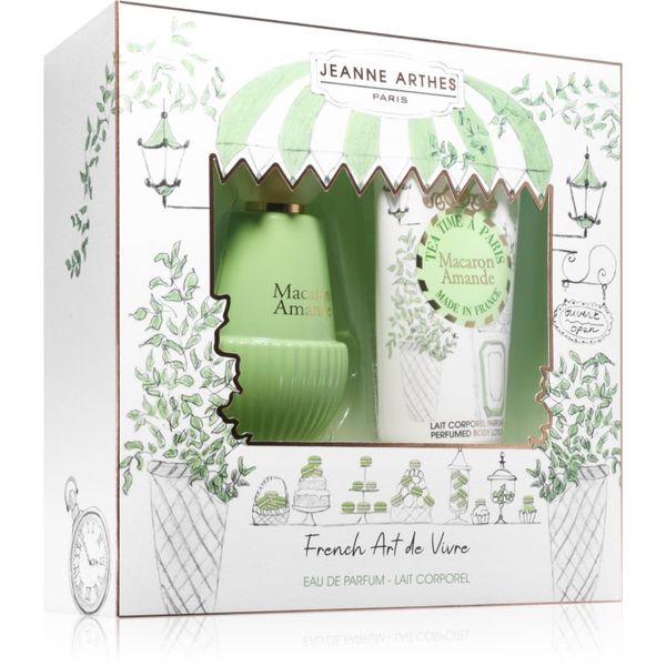 Jeanne Arthes Jeanne Arthes Tea Time á Paris Macaron Amande подаръчен комплект за жени