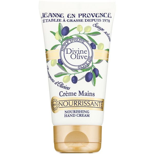 Jeanne en Provence Jeanne en Provence Divine Olive крем за ръце с подхранващ ефект 75 мл.
