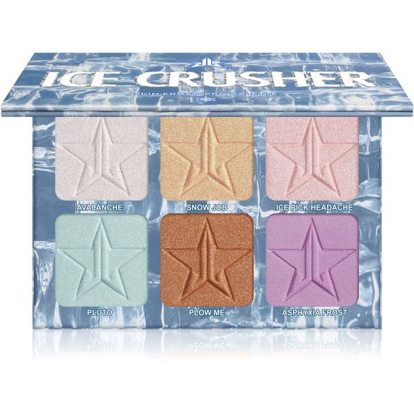 Jeffree Star Cosmetics Jeffree Star Cosmetics Ice Crusher палитра хайлайтъри 6x7 гр.