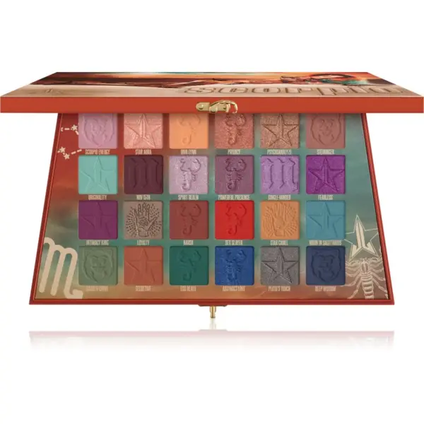 Jeffree Star Cosmetics Jeffree Star Cosmetics Scorpio Eyeshadow Palette палитра от сенки за очи 24x1.5 гр.