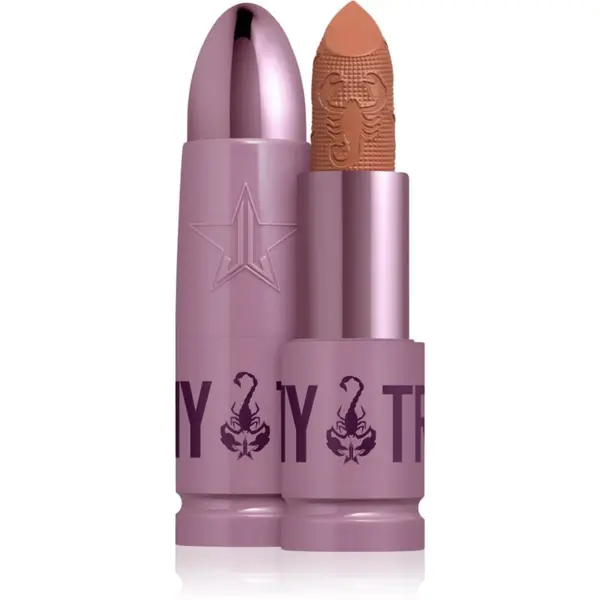 Jeffree Star Cosmetics Jeffree Star Cosmetics Scorpio Shiny Trap Lipstick високо пигментирано кремообразно червило цвят Pomeranian Kiss 3 гр.