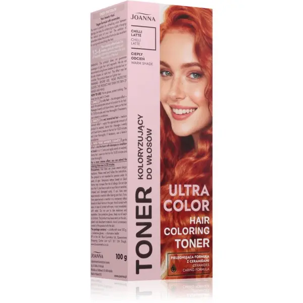 Joanna Joanna Ultra Color цветен тонер цвят Chilli Latte 100 гр.