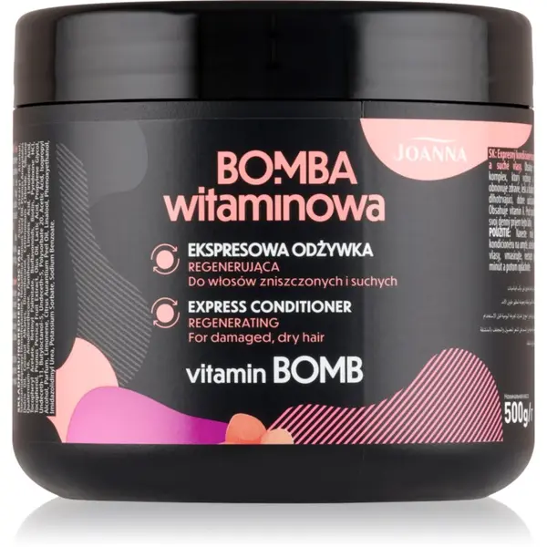 Joanna Joanna Vitamin Bomb Express Conditioner експресен регенериращ балсам за суха и увредена коса 500 мл.