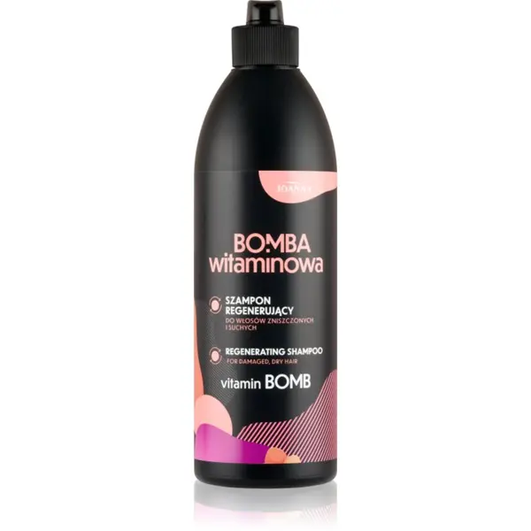 Joanna Joanna Vitamin Bomb Regenerating Shampoo регенериращ шампоан за суха и увредена коса 500 мл.