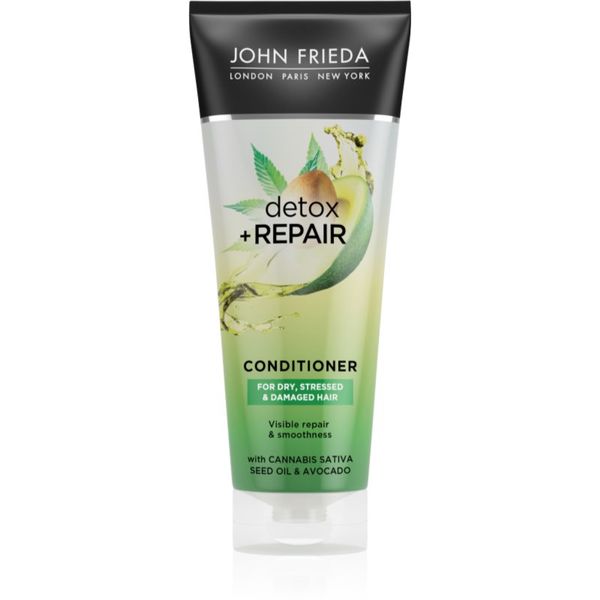 John Frieda John Frieda Detox & Repair почистващ и детоксикиращ балсам за увредена коса 250 мл.