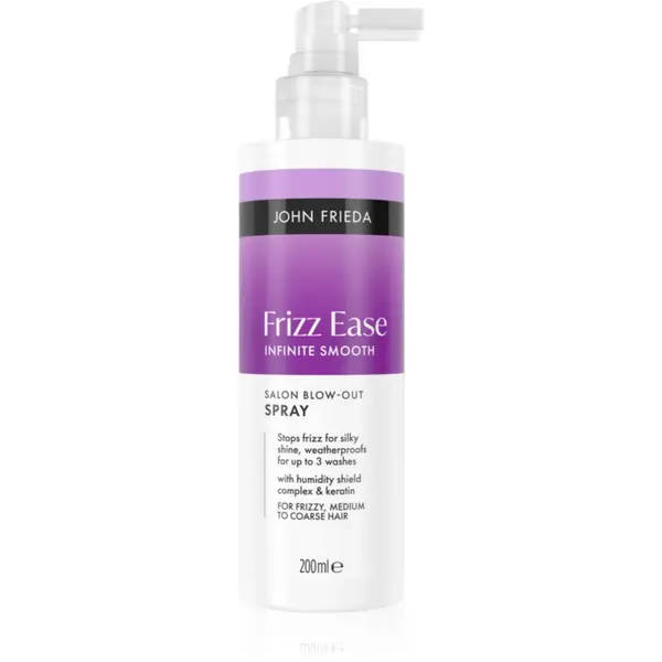 John Frieda John Frieda Frizz Ease Salon Blow - Out Spray изглаждащ спрей за топлинно третиране на косата 200 мл.