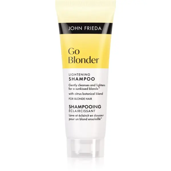 John Frieda John Frieda Go Blonder Lightening Shampoo изсветляващ шампоан за руса коса 75 мл.