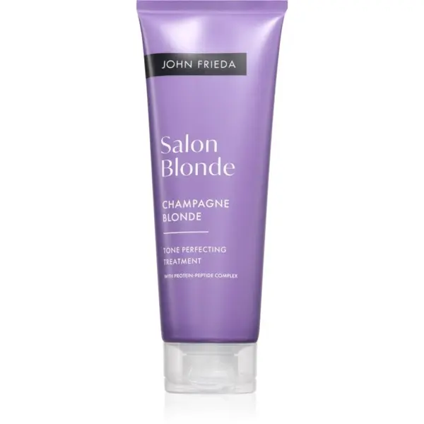 John Frieda John Frieda Salon Blonde Tone Perfecting Treatment тониращ крем за подчертаване на цвета на косата цвят Sparkling Wine 120 мл.