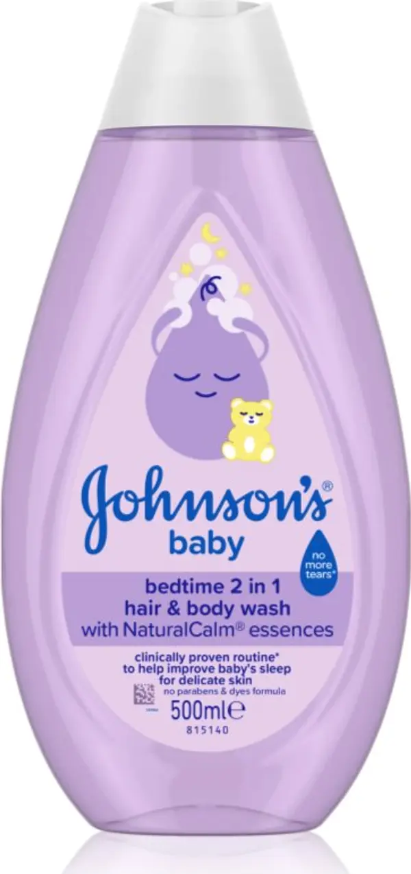 Johnson's® Johnson's® Bedtime миещ гел за тяло и коса за лека нощ 500 мл.