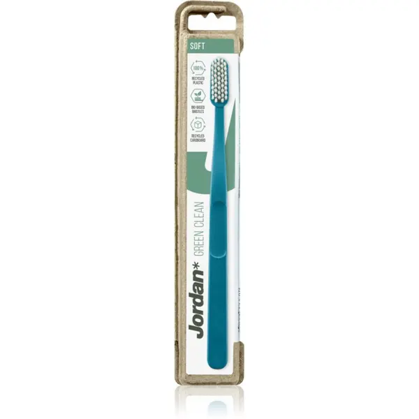 Jordan Jordan Green Clean Soft четка за зъби 1 бр.