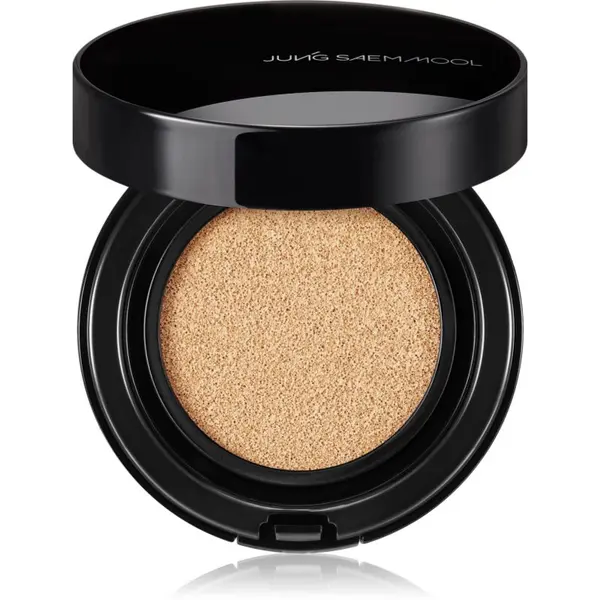 JUNG SAEM MOOL JUNG SAEM MOOL Essential Skin Nuder Longwear Cushion дълготраен грим в гъбичка SPF 50+ + резервен пълнител цвят Medium Deep 2x14 гр.