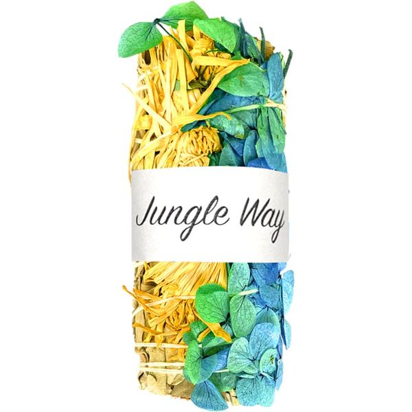 Jungle Way Jungle Way White Sage Chrysanthemum & Cloverleaf продукти за кадене 10 см