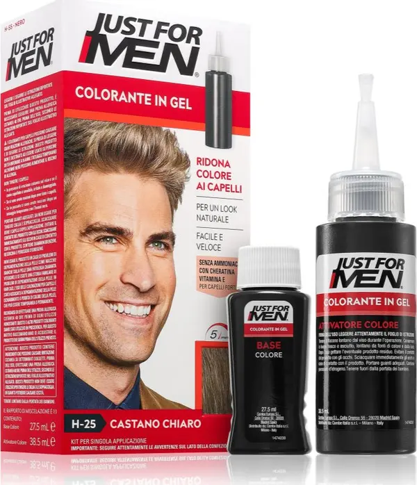 Just for Men Just for Men Color Kit тонираща боя за коса за мъже цвят H-25 Light Brown 1 бр.