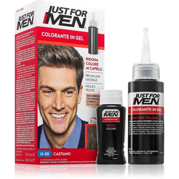Just for Men Just for Men Color Kit тонираща боя за коса за мъже цвят H-30 Light Medium Brown 1 бр.