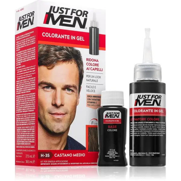 Just for Men Just for Men Color Kit тонираща боя за коса за мъже цвят H-35 Medium Brown 1 бр.