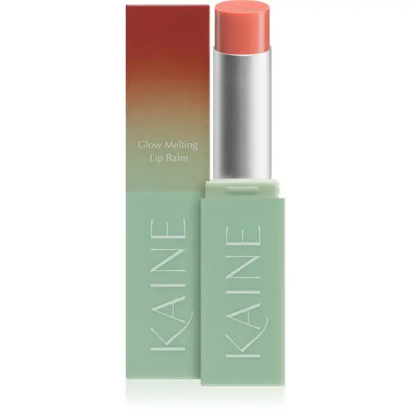 KAINE KAINE Glow Melting Lip Balm хидратиращ балсам за устни с регенериращ ефект цвят #03 Warm Apricot 3.7 гр.