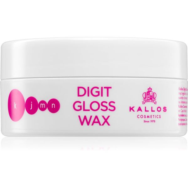 Kallos Kallos KJMN Digit Gloss Wax восък за оформяне за блясък и мекота на косата 100 мл.