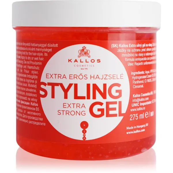 Kallos Kallos KJMN Extra Strong Styling Gel екстра силен гел За коса 275 мл.
