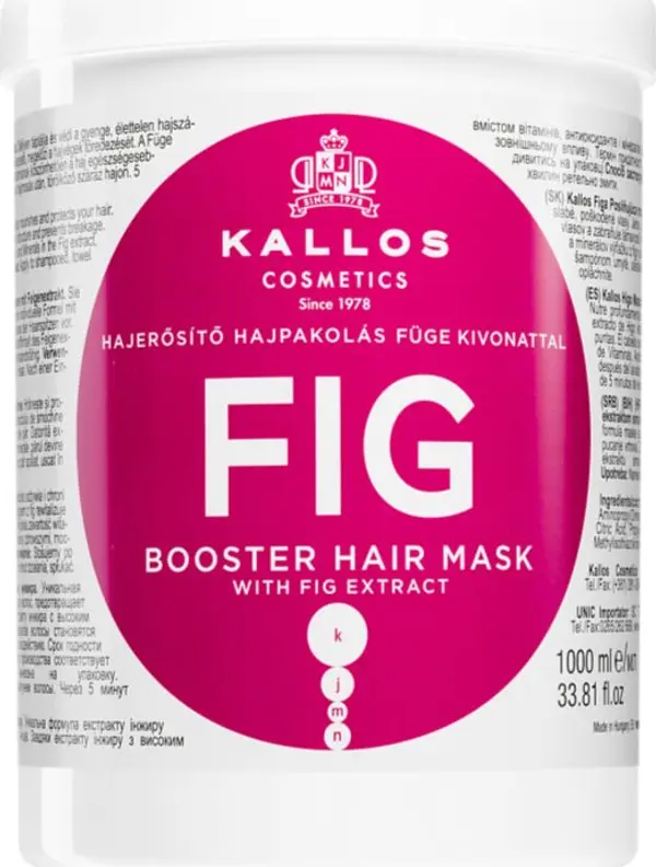 Kallos Kallos KJMN Professional Fig дълбоко подхранваща маска За коса 1000 мл.