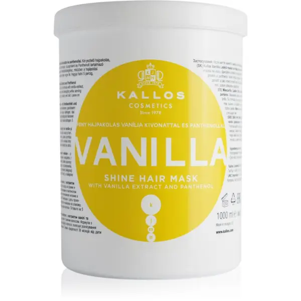 Kallos Kallos KJMN Professional Vanilla ревитализираща маска за коса 1000 мл.