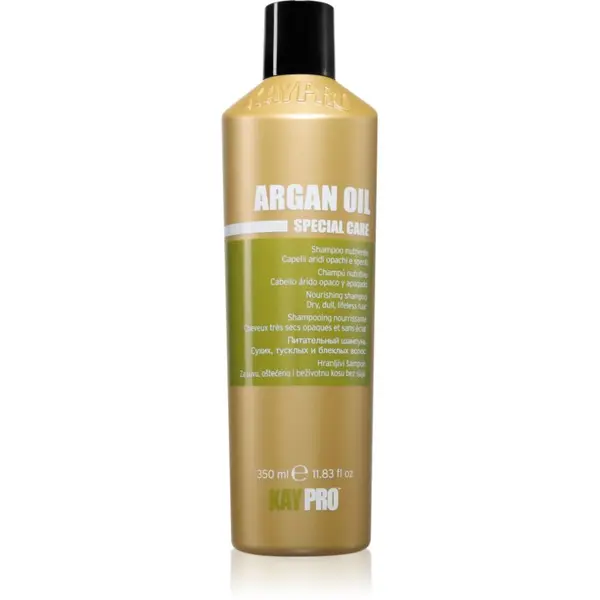 Kaypro Kaypro Argan Oil Nourishing Shampoo шампоан за суха коса без блясък с арганово масло 350 мл.