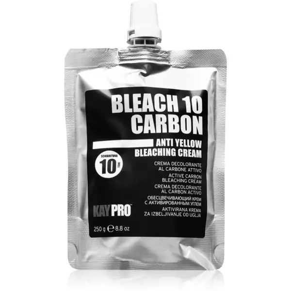 Kaypro Kaypro Bleach 10 Carbon Anti Yellow Bleaching Cream изсветляваща крем За коса 250 гр.