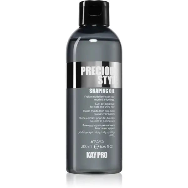 Kaypro Kaypro Precious Style Shaping Oil хидратиращ флуид за чуплива и къдрава коса 200 мл.
