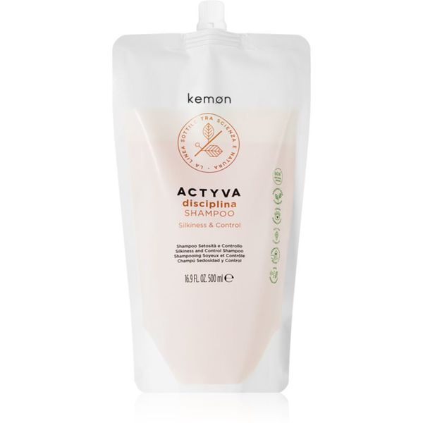 Kemon Kemon Actyva Disciplina регенериращ и хидратиращ шампоан за крехка коса без блясък 500 мл.