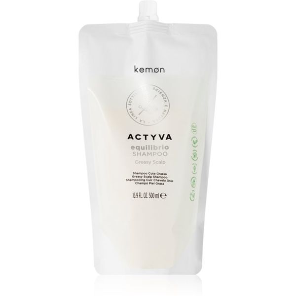 Kemon Kemon Actyva Equilibrio дълбоко почистващ шампоан за мазен скалп 500 мл.
