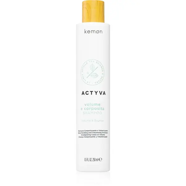 Kemon Kemon Actyva Volume e Corposità шампоан за обем на фина коса без силикон 250 мл.