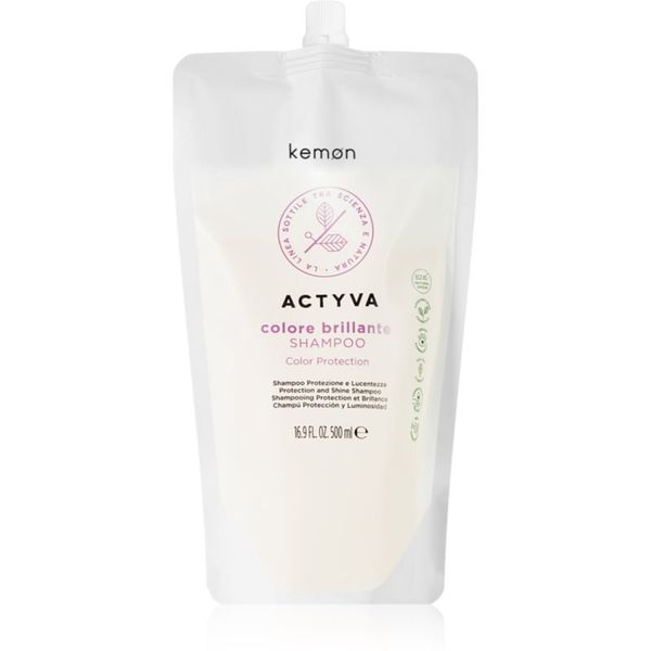 Kemon Kemon Colore Brillante озаряващ и подсилващ шампоан за боядисана коса 500 мл.