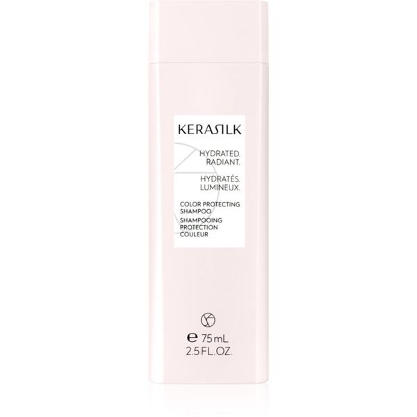 KERASILK KERASILK Essentials Color Protecting Shampoo шампоан за боядисана, химически третирана и изрусявана коса 75 мл.
