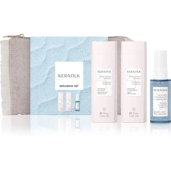 KERASILK KERASILK Essentials Repairing Set комплект за пътуване за суха и увредена коса
