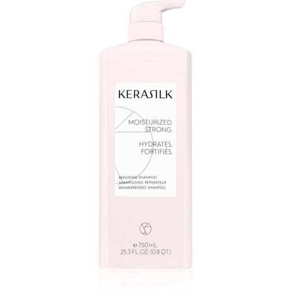 KERASILK KERASILK Essentials Repairing Shampoo почистващ и подхранващ шампоан за суха и увредена коса 750 мл.