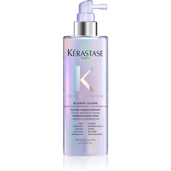 Kérastase Kérastase Blond Absolu Blonde Guard грижа без отмиване за блясък и защита на боядисана коса за всички видове руса коса 190 мл.