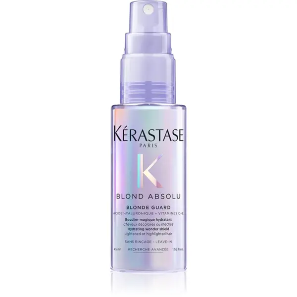 Kérastase Kérastase Blond Absolu Blonde Guard грижа без отмиване за блясък и защита на боядисана коса за всички видове руса коса 45 мл.