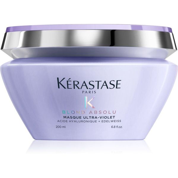 Kérastase Kérastase Blond Absolu Masque Ultra-Violet дълбока грижа за изрусена коса, коса с кичури със студени руси нюанси 200 мл.