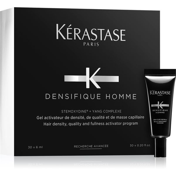 Kérastase Kérastase Densifique Cure Densifique Homme грижа за увеличаване гъстотата на косата за мъже 30x6 мл.