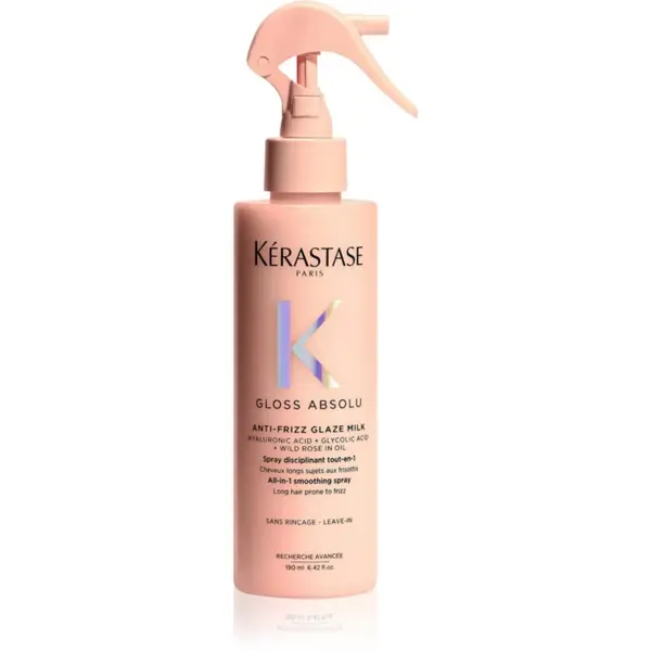 Kérastase Kérastase Gloss Absolu Anti-Frizz Glaze Milk спрей без отмиване за блясък и мекота на косата 190 мл.